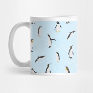 Penguins on Ice Floes Mug